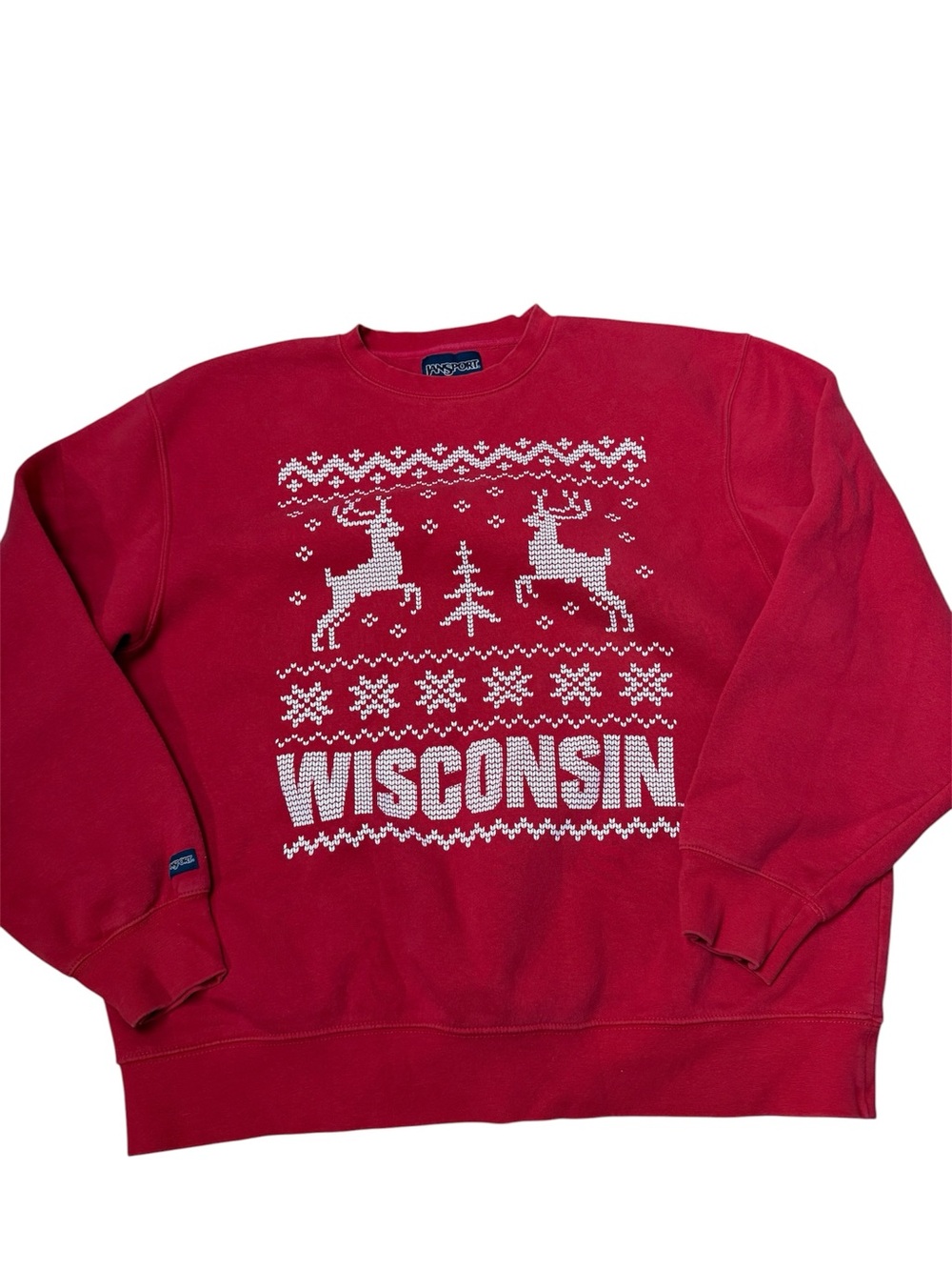 Jansport Wisconsin sweatshirt Wisconsin Badgers Christmas sweatshirt